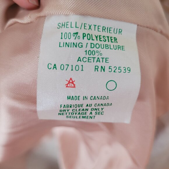 Vintage Made in Canada Hilary Radley Crinkle Coat-Size 10 - Picture 9 of 10